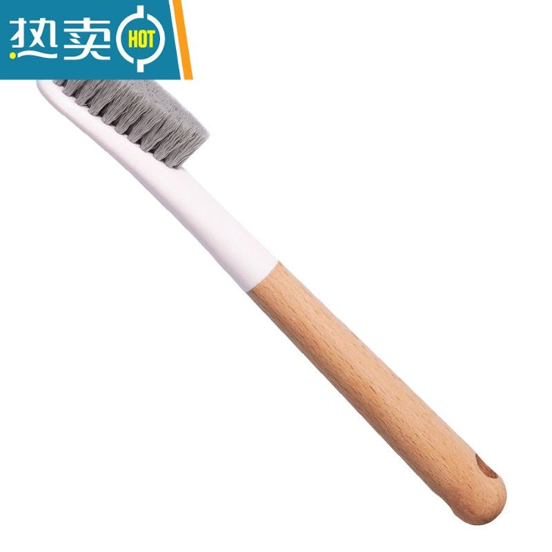 敬平鞋刷子家用刷鞋洗鞋刷器洗衣刷板刷清洗刷軟硬毛長柄木柄清潔刷 洗衣刷[手機(jī)形狀1個]