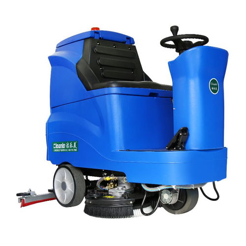 方向盤駕駛式洗地機125l水箱雙刷盤大型物業(yè)車庫工廠洗地吸干機ysd 850潔樂美 谷瀑環(huán)保